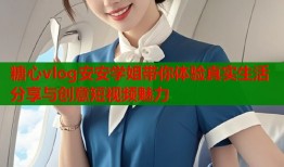 糖心vlog安安学姐带你体验真实生活分享与创意短视频魅力