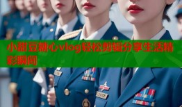 小甜豆糖心vlog轻松剪辑分享生活精彩瞬间