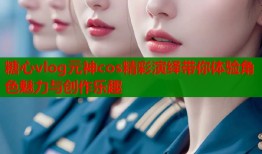 糖心vlog元神cos精彩演绎带你体验角色魅力与创作乐趣