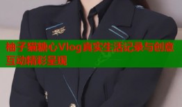 柚子猫糖心Vlog真实生活记录与创意互动精彩呈现