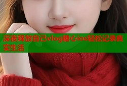 深夜释放自己vlog糖心ios轻松记录真实生活