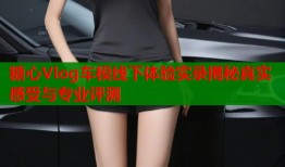 糖心Vlog车模线下体验实录揭秘真实感受与专业评测