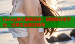 txvlog糖心最新消息：短视频分享平台，记录生活美好瞬间