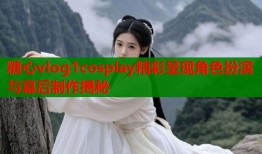 糖心vlog1cosplay精彩呈现角色扮演与幕后制作揭秘