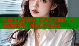 心糖vlog短视频：记录生活瞬间，分享美好时光，轻松创作与分享