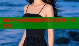 糖心Vlog视频拍摄剪辑社交分享一体平台