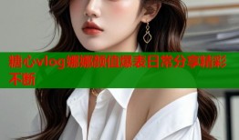 糖心vlog娜娜颜值爆表日常分享精彩不断