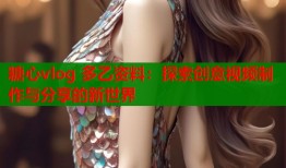 糖心vlog 多乙资料：探索创意视频制作与分享的新世界