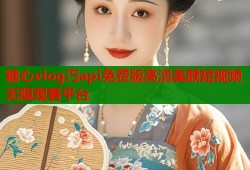 糖心vlog汅api免费版高清美颜短视频无限观看平台