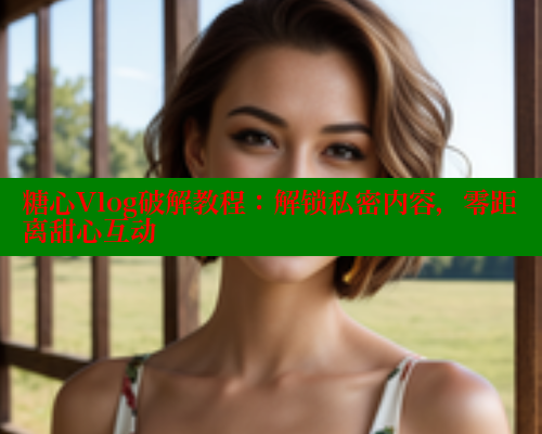 糖心Vlog破解教程：解锁私密内容，零距离甜心互动