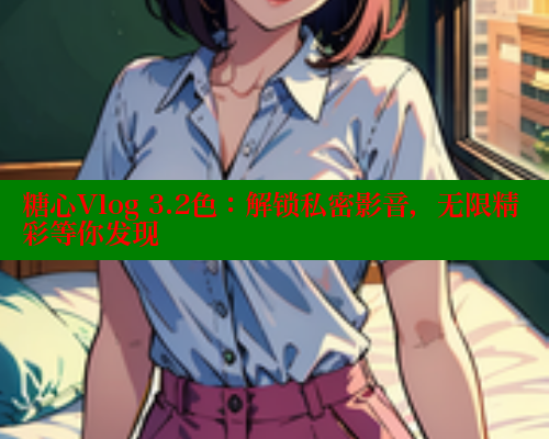 糖心Vlog 3.2色：解锁私密影音，无限精彩等你发现
