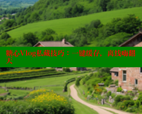 糖心Vlog私藏技巧：一键缓存，离线嗨翻天