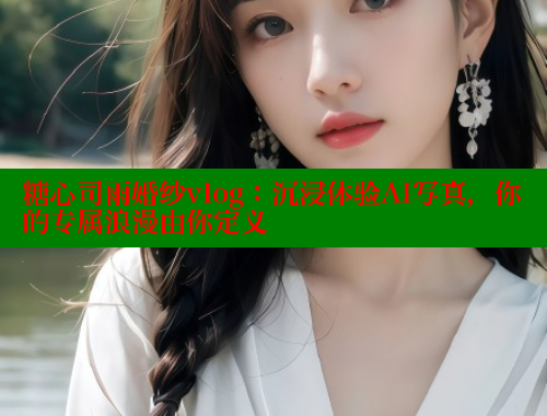 糖心司雨婚纱vlog：沉浸体验AI写真，你的专属浪漫由你定义